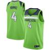 Green Robbie Hummel Twill Basketball Jersey -Timberwolves #4 Hummel Twill Jerseys, FREE SHIPPING