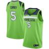 Green Will Conroy Twill Basketball Jersey -Timberwolves #5 Conroy Twill Jerseys, FREE SHIPPING