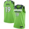 Green Sam Cassell Twill Basketball Jersey -Timberwolves #19 Cassell Twill Jerseys, FREE SHIPPING