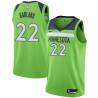 Green Winston Garland Twill Basketball Jersey -Timberwolves #22 Garland Twill Jerseys, FREE SHIPPING