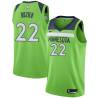 Green Clifford Rozier Twill Basketball Jersey -Timberwolves #22 Rozier Twill Jerseys, FREE SHIPPING