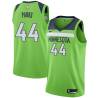 Green Cherokee Parks Twill Basketball Jersey -Timberwolves #44 Parks Twill Jerseys, FREE SHIPPING