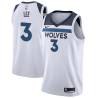 White Malcolm Lee Twill Basketball Jersey -Timberwolves #3 Lee Twill Jerseys, FREE SHIPPING