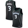 Black_Throwback Jaden McDaniels Timberwolves #3 Twill Basketball Jersey FREE SHIPPING