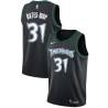 Black_Throwback Keita Bates-Diop Timberwolves #31 Twill Basketball Jersey FREE SHIPPING