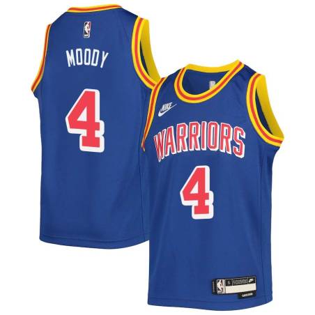 Blue Classic 2021 Draft Moses Moody Warriors #4 Twill Basketball Jersey FREE SHIPPING