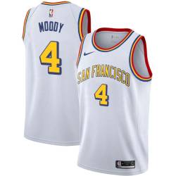 White Classic 2021 Draft Moses Moody Warriors #4 Twill Basketball Jersey FREE SHIPPING