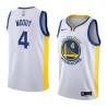 White2017 2021 Draft Moses Moody Warriors #4 Twill Basketball Jersey FREE SHIPPING