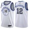 White_Throwback Quinndary Weatherspoon Warriors #12 Twill Basketball Jersey FREE SHIPPING