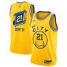 Glod_City-Classic Jeff Dowtin Warriors #21 Twill Basketball Jersey FREE SHIPPING