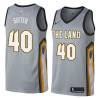 Gray Gary Suiter Twill Basketball Jersey -Cavaliers #40 Suiter Twill Jerseys, FREE SHIPPING