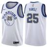 White_Throwback Chasson Randle Warriors #25 Twill Basketball Jersey FREE SHIPPING