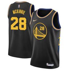 2021-22City Alfonzo McKinnie Warriors #28 Twill Basketball Jersey FREE SHIPPING