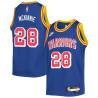 Blue Classic Alfonzo McKinnie Warriors #28 Twill Basketball Jersey FREE SHIPPING