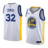 White2017 Marquese Chriss Warriors #32 Twill Basketball Jersey FREE SHIPPING