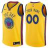 2017-18City Customized Golden State Warriors Twill Basketball Jersey FREE SHIPPING