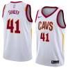 White Bruno Sundov Twill Basketball Jersey -Cavaliers #41 Sundov Twill Jerseys, FREE SHIPPING