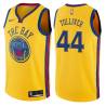2017-18City Anthony Tolliver Twill Basketball Jersey -Warriors #44 Tolliver Twill Jerseys, FREE SHIPPING
