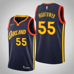 2020-21City Wayne Hightower Twill Basketball Jersey -Warriors #55 Hightower Twill Jerseys, FREE SHIPPING