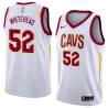 White Jerome Whitehead Twill Basketball Jersey -Cavaliers #52 Whitehead Twill Jerseys, FREE SHIPPING