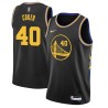 2021-22City John Coker Twill Basketball Jersey -Warriors #40 Coker Twill Jerseys, FREE SHIPPING