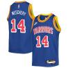Blue Classic Tom Meschery Twill Basketball Jersey -Warriors #14 Meschery Twill Jerseys, FREE SHIPPING