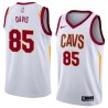 White Baron Davis Twill Basketball Jersey -Cavaliers #85 Davis Twill Jerseys, FREE SHIPPING