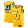 Glod_City-Classic Gerald Madkins Twill Basketball Jersey -Warriors #2 Madkins Twill Jerseys, FREE SHIPPING