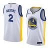 White2017 Gerald Madkins Twill Basketball Jersey -Warriors #2 Madkins Twill Jerseys, FREE SHIPPING