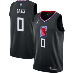 Black Glen Davis Twill Basketball Jersey -Clippers #0 Davis Twill Jerseys, FREE SHIPPING