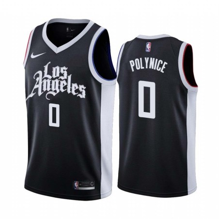 2020-21City Olden Polynice Twill Basketball Jersey -Clippers #0 Polynice Twill Jerseys, FREE SHIPPING