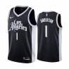 2020-21City Derek Anderson Twill Basketball Jersey -Clippers #1 Anderson Twill Jerseys, FREE SHIPPING