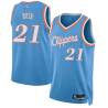 2021-22City Kareem Rush Twill Basketball Jersey -Clippers #21 Rush Twill Jerseys, FREE SHIPPING