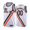 White_Throwback Kevin Duckworth Twill Basketball Jersey -Clippers #00 Duckworth Twill Jerseys, FREE SHIPPING