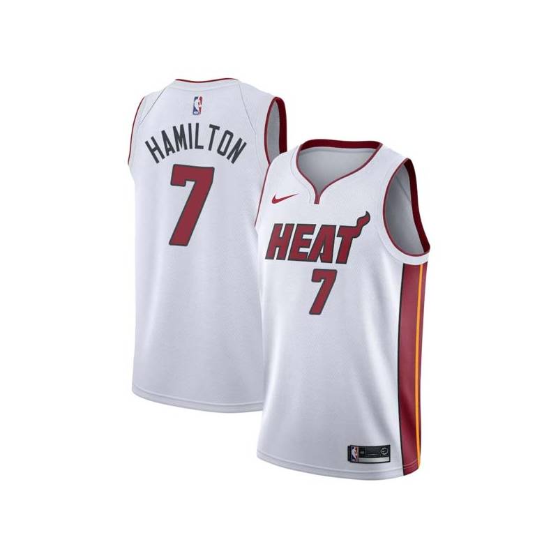 Justin Hamilton Heat #7 Twill Jerseys free shipping