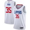 White Willie Reed Clippers #35 Twill Basketball Jersey FREE SHIPPING