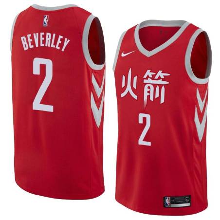 2017-18City Patrick Beverley Twill Basketball Jersey -Rockets #2 Beverley Twill Jerseys, FREE SHIPPING