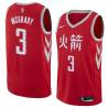 2017-18City Tracy McGrady Twill Basketball Jersey -Rockets #3 McGrady Twill Jerseys, FREE SHIPPING