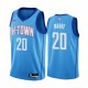 2020-21City Otto Moore Twill Basketball Jersey -Rockets #20 Moore Twill Jerseys, FREE SHIPPING