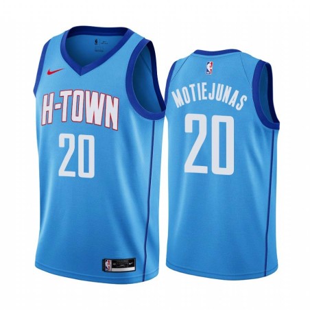 2020-21City Donatas Motiejunas Twill Basketball Jersey -Rockets #20 Motiejunas Twill Jerseys, FREE SHIPPING