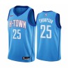 2020-21City Bernard Thompson Twill Basketball Jersey -Rockets #25 Thompson Twill Jerseys, FREE SHIPPING