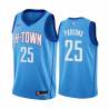 2020-21City Chandler Parsons Twill Basketball Jersey -Rockets #25 Parsons Twill Jerseys, FREE SHIPPING