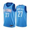 2020-21City Zaid Abdul-Aziz Twill Basketball Jersey -Rockets #27 Abdul-Aziz Twill Jerseys, FREE SHIPPING