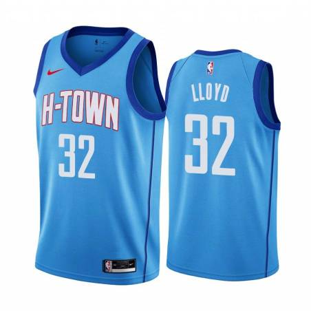 2020-21City Lewis Lloyd Twill Basketball Jersey -Rockets #32 Lloyd Twill Jerseys, FREE SHIPPING