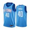 2020-21City John Turner Twill Basketball Jersey -Rockets #40 Turner Twill Jerseys, FREE SHIPPING