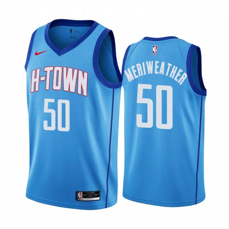 2020-21City Joe Meriweather Twill Basketball Jersey -Rockets #50 Meriweather Twill Jerseys, FREE SHIPPING