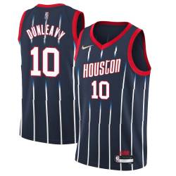 2021-22City Mike Dunleavy Twill Basketball Jersey -Rockets #10 Dunleavy Twill Jerseys, FREE SHIPPING