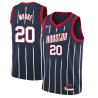 2021-22City Tracy Moore Twill Basketball Jersey -Rockets #20 Moore Twill Jerseys, FREE SHIPPING