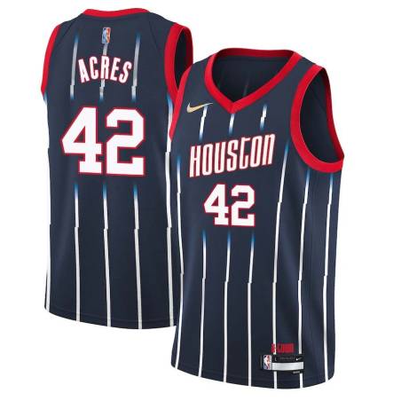 2021-22City Mark Acres Twill Basketball Jersey -Rockets #42 Acres Twill Jerseys, FREE SHIPPING