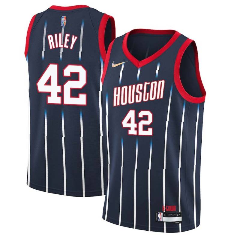 2021-22City Eric Riley Twill Basketball Jersey -Rockets #42 Riley Twill Jerseys, FREE SHIPPING